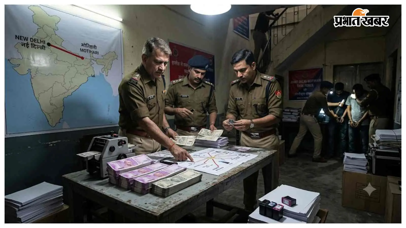 जाली नोटों के धंधे में नया खुलासा, दिल्ली से मोतिहारी तक फैला रैकेट