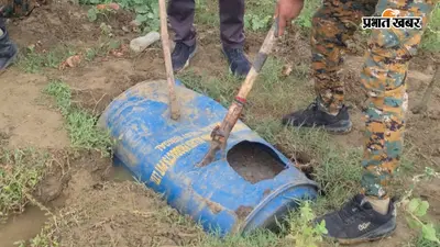 जहानाबाद में शराब के खिलाफ बड़ी कार्रवाई, 31 क्विंटल जावा महुआ नष्ट; 16 गिरफ्तार