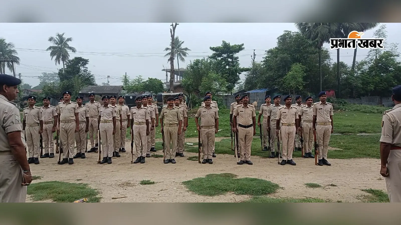 मधेपुरा में पुलिस केंद्र सिंहेश्वर में परेड आयोजित, अनुशासन और कार्यकुशलता पर दिया गया जोर