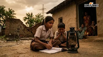 बारिश और आकाशीय बिजली का कहर, प्रखंड के सभी गांवों में 11 घंटे बिजली गुल, छात्र परेशान