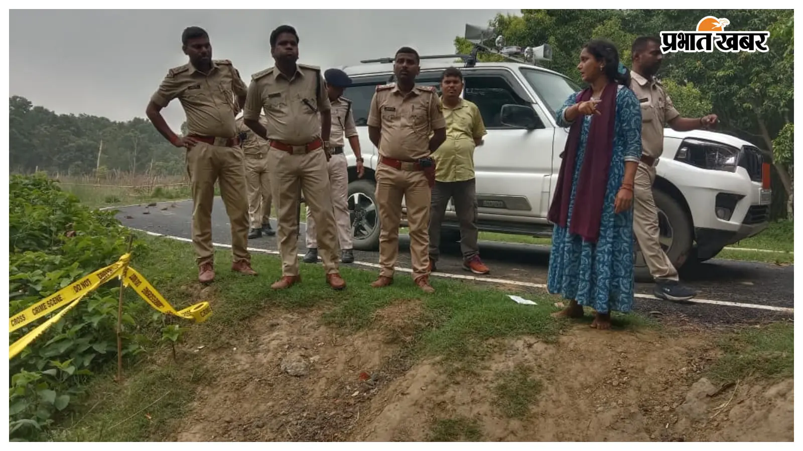 झंझारपुर में सड़क हादसे में पूर्वी चंपारण के युवक की मौत, पानी से भरे गड्ढे में गिरी बाइक