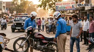 रील बनाना पड़ा भारी, बिना हेलमेट स्टंट करने वाले युवक की बाइक जब्त सोशल मीडिया पर वायरल हुआ करतब का वीडियो, पुलिस ने पकड़ी बाइक