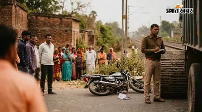 रामदयालु गुमटी के पास दर्दनाक हादसा, बाइक फिसलने के बाद भारी वाहन से कुचलकर शिक्षक की मौत