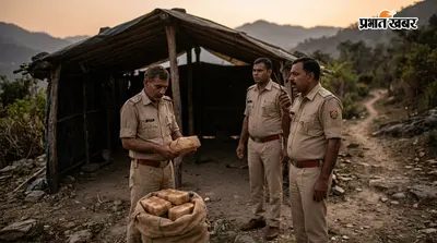 मधुबन में 17 लाख की चरस बरामद, पुलिस पहुंची तो तस्कर फरार