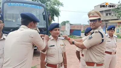 शेखपुरा पुलिस लाइन में विशेष समारोह, 22 जवानों के कंधों पर सजा ASI का स्टार