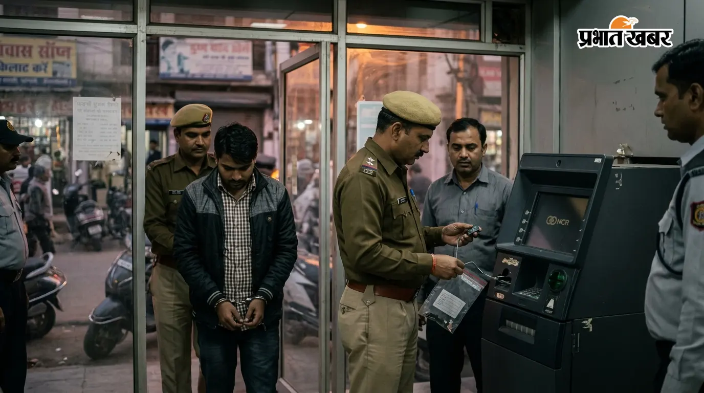 एटीएम में चिप लगाकर हाईटेक ठगी, मशीन में फंसा देता था पैसा, मास्टरमाइंड गिरफ्तार