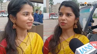 बिहार की सबसे युवा विधायक मैथिली ठाकुर पहुंची गया जी, कहा- यहां आना खुशी की बात है