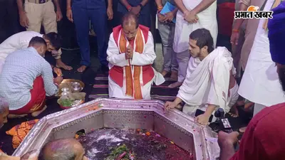 गया जी पहुंचे बिहार सरकार के कृषि मंत्री विजय सिन्हा, विष्णुपद मंदिर और मंगला गौरी मंदिर में की पूजा