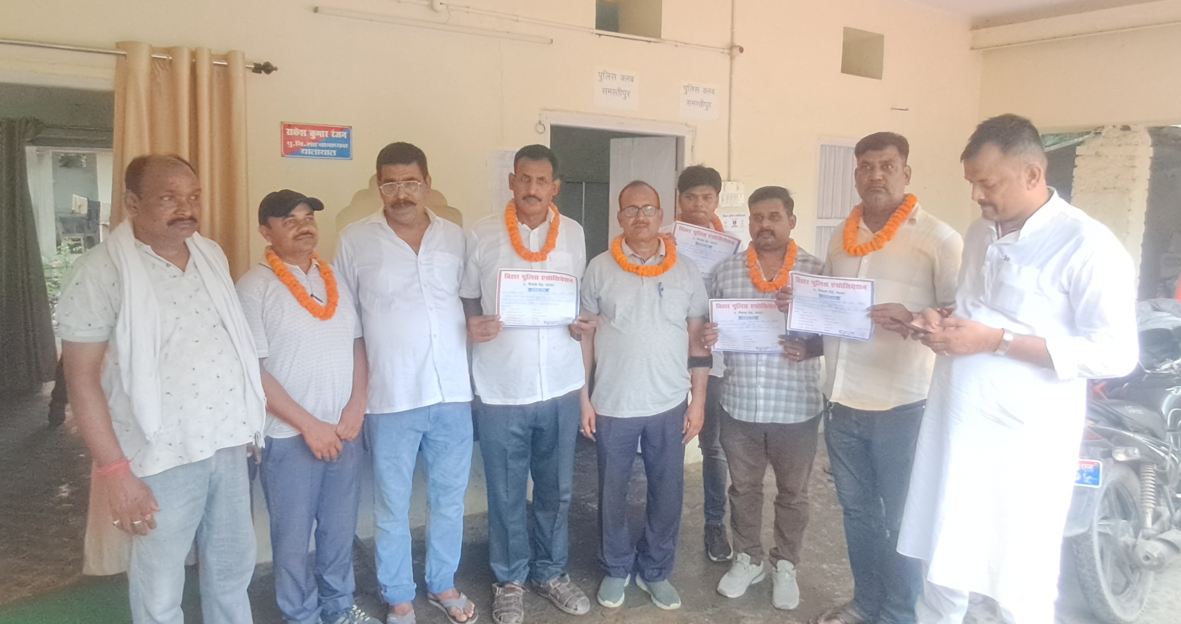 समस्तीपुर पुलिस एसोसिएशन चुनाव निर्विरोध, 'बीरबल' बने जिलाध्यक्ष