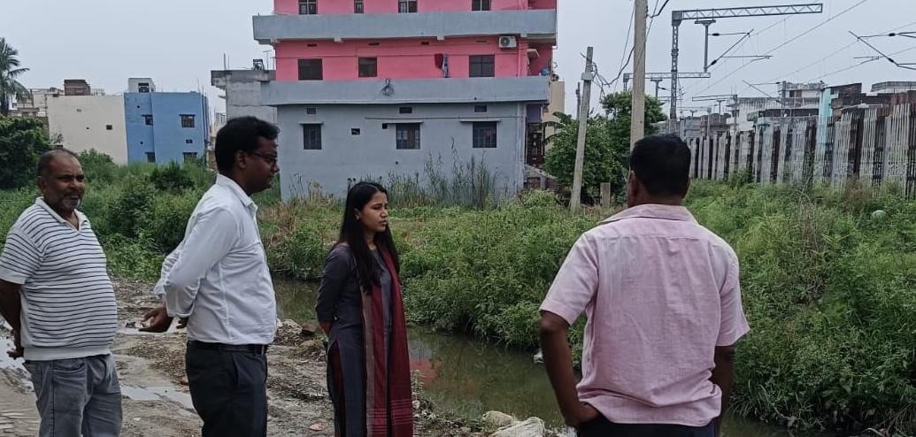 मानसून में जलजमाव पर नगर निगम सख्त, नगर आयुक्त ने किया स्थलीय निरीक्षण