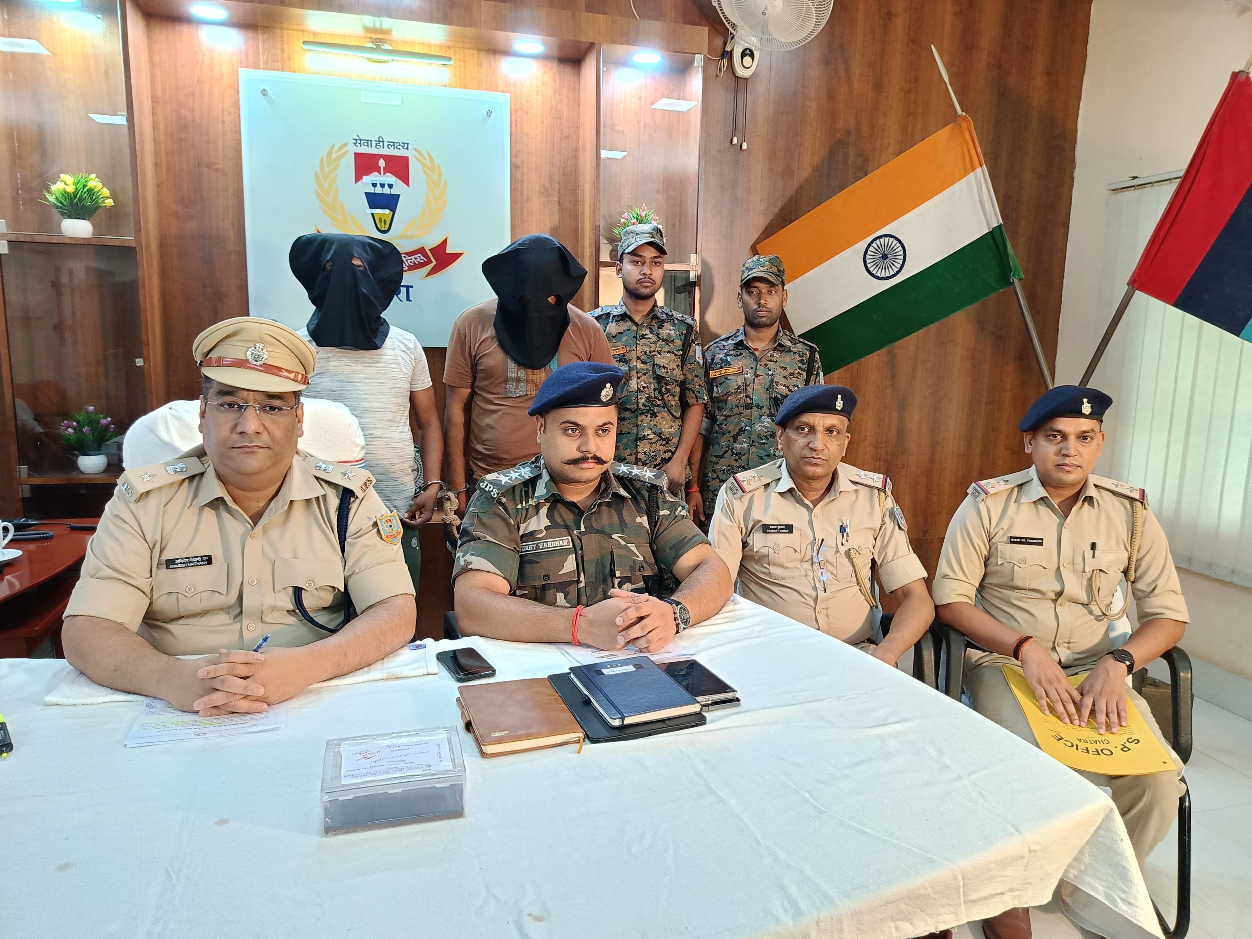 गैंगस्टर प्रिंस खान गिरोह के दो अपराधी बिहार से गिरफ्तार