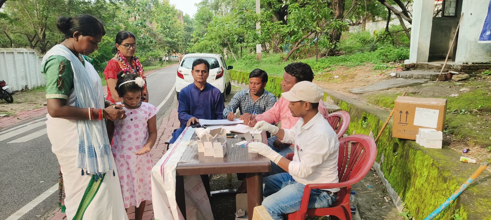 बचरा में 115 लोगों की ब्रेन मलेरिया की जांच की गयी