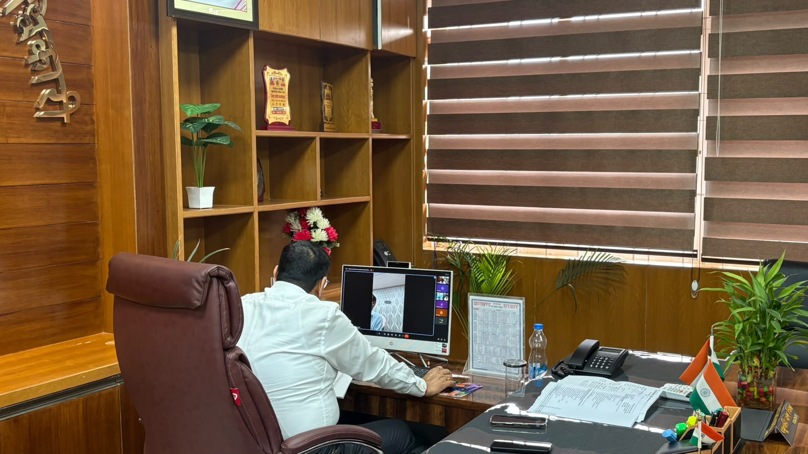 गढ़वा में 92.63% गणना प्रपत्रों का वितरण, 2.28 लाख से अधिक का डिजिटाइजेशन पूरा