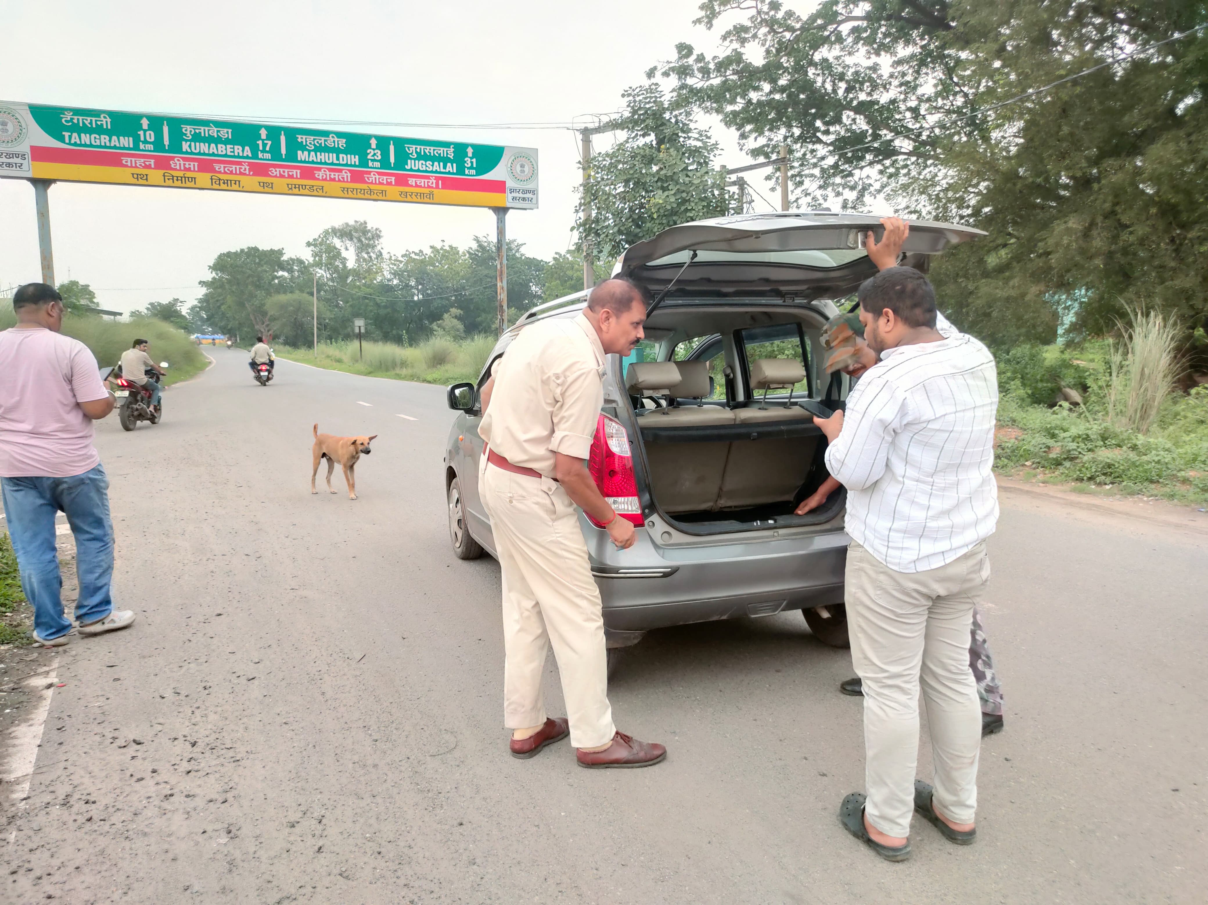 राजनगर में एंटी क्राइम वाहन जांच अभियान, शराब पीकर वाहन चलाने वालों पर कार्रवाई