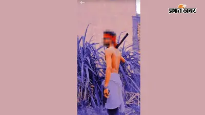सोशल मीडिया पर हथियार लहराने वाला युवक गिरफ्तार, वायरल वीडियो के आधार पर पुलिस की कार्रवाई