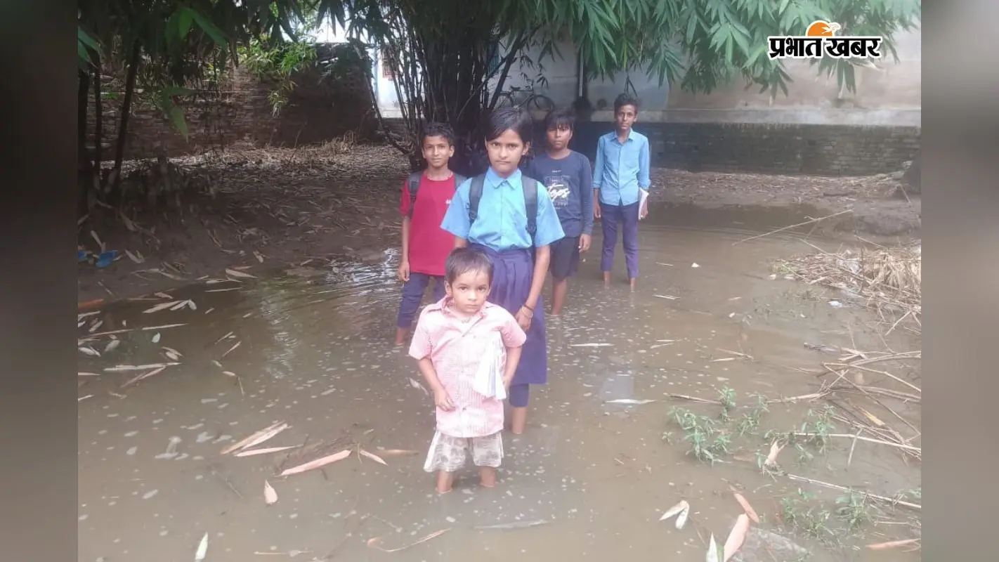 भिड़हा गांव के लोगों ने सड़क निर्माण की उठाई मांग, बाढ़ में आवागमन की समस्या से दिलाई प्रशासन को अवगत
