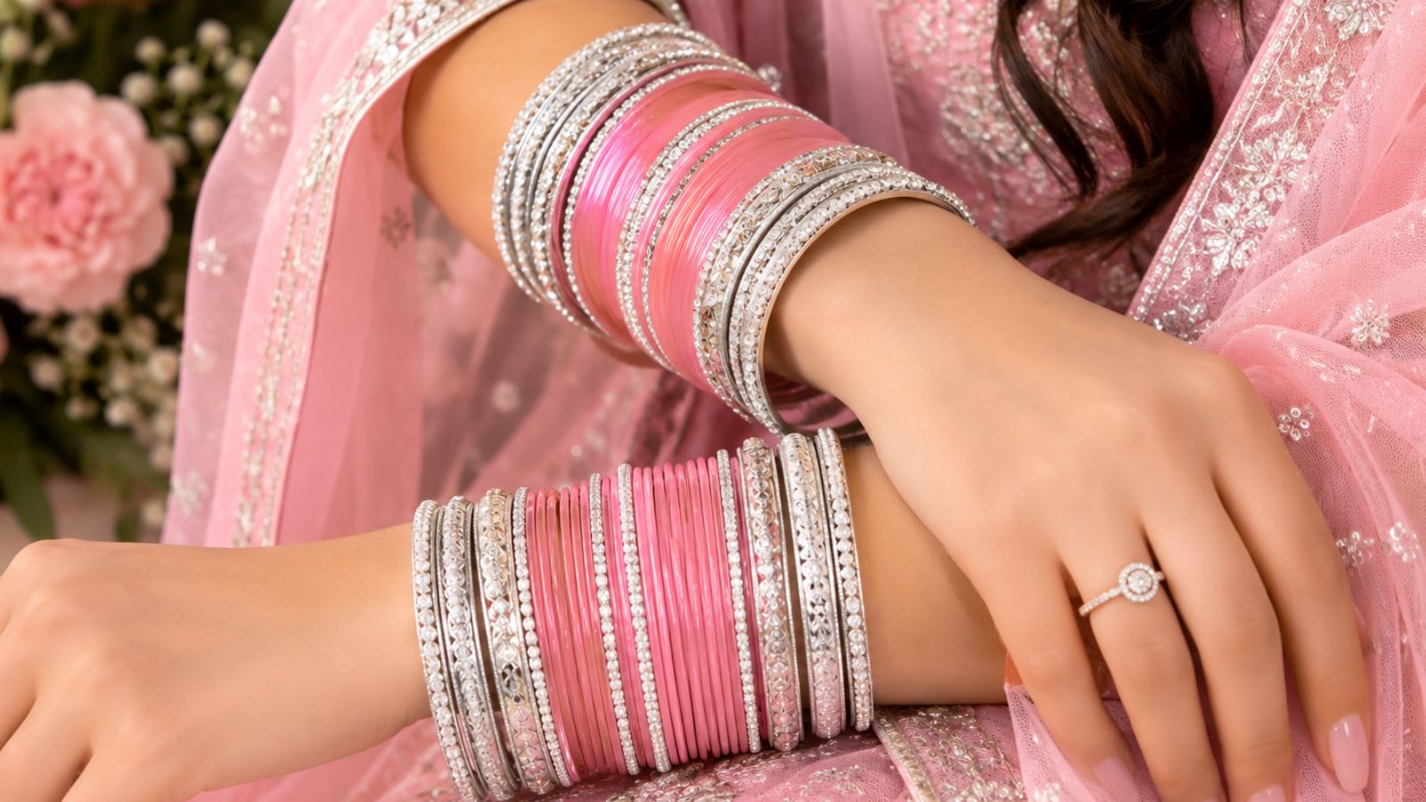Latest Pink Chuda  Designs, Pc - Ai