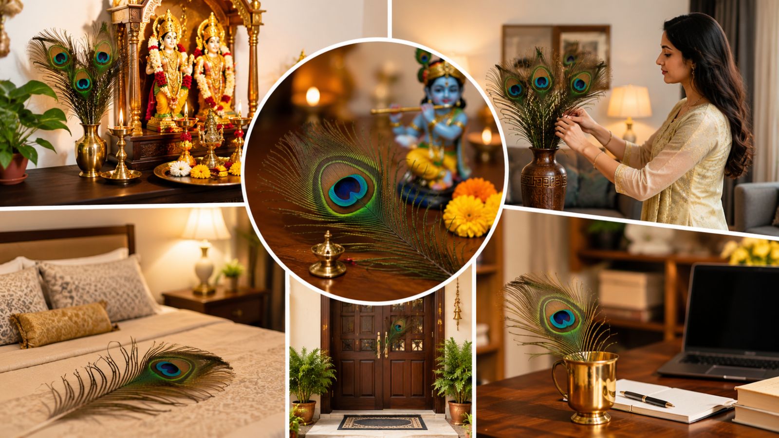 where to keep peacock feather at home