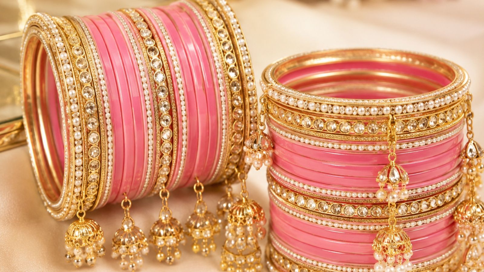 Latest Pink Chuda  Designs , Pc - Ai
