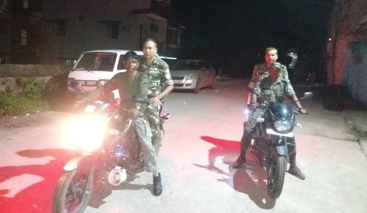 सिल्ली पुलिस ने शुरू की बाइक पेट्रोलिंग