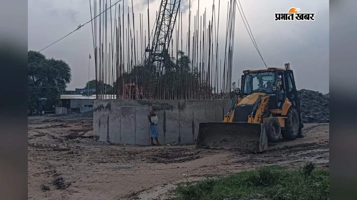 जमुनिया नाला पर बन रहा पुल, 40 हजार आबादी को मिलेगी बाढ़ से स्थायी राहत, नहीं टूटेगा गांवों का शहर से संपर्क