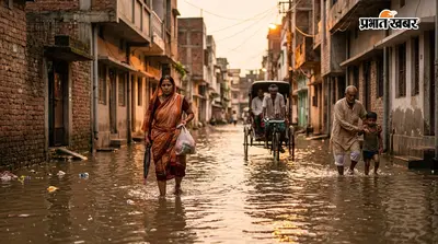 दरभंगा में मौसम ने ली करवट, सड़कें बनीं तालाब, लोग बोले- हर साल यही हालात