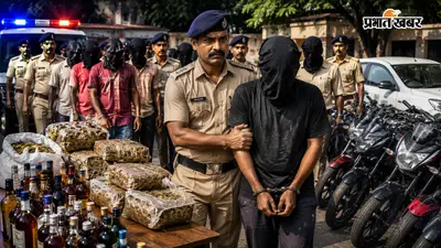 बेतिया पुलिस का 24 घंटे का बड़ा अभियान, 52 गिरफ्तार; वारंटियों से लेकर शराब तस्करों तक पर कार्रवाई