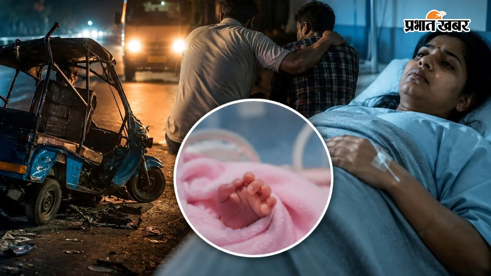 बेटी के जन्म से पहले पिता और मामा की मौत, अस्पताल में इंतजार करती रही मां