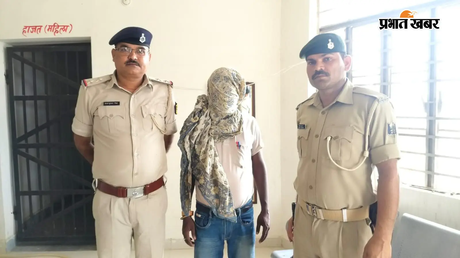 शराब मामले में फरार अभियुक्त गिरफ्तार, आंजन थाना पुलिस ने भेजा जेल