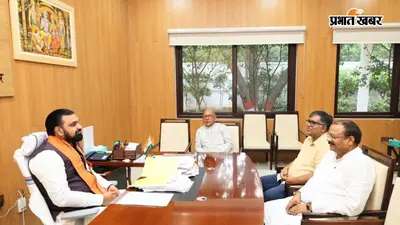 नालंदा : सीएम सम्राट चौधरी से मिले ब्रजनेश चन्द्र विद्यार्थी, हिलसा के विकास और सिंचाई व्यवस्था का उठाया मुद्दा