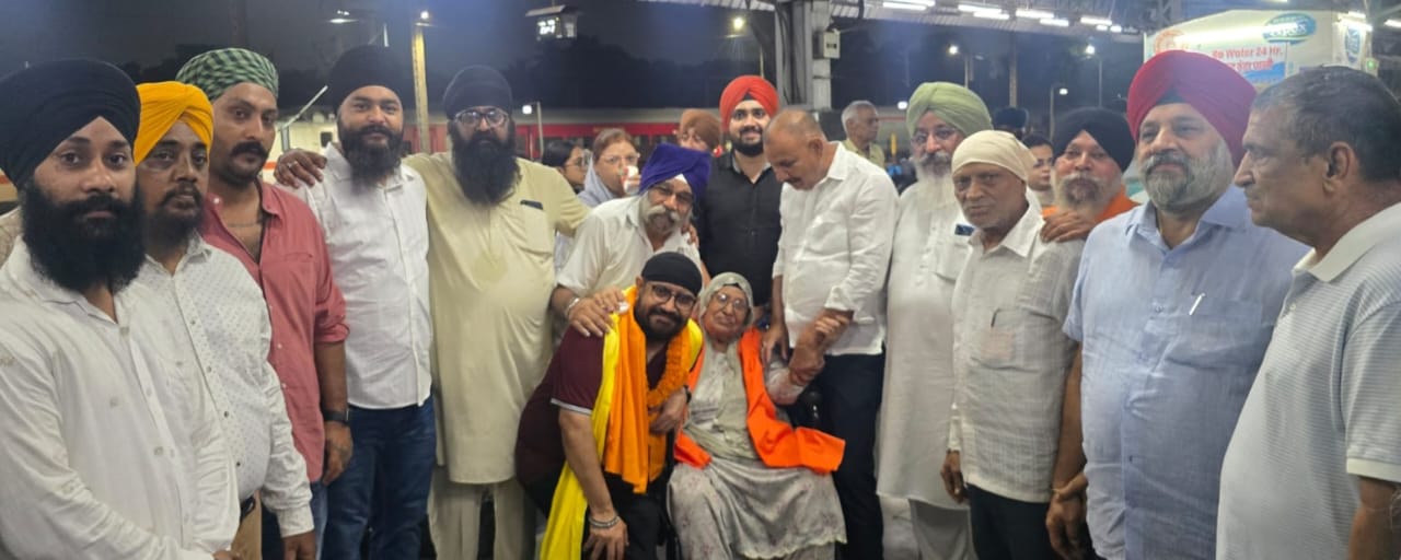 107 वर्षीय वृद्ध माता के हौसले के साथ हेमकुंड साहिब के लिए रवाना हुआ 160 श्रद्धालुओं का जत्था
