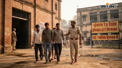 चंपारण रेंज में अपराधियों पर बड़ा प्रहार दो दिन के विशेष अभियान में 677 गिरफ्तार, 592 भेजे गए जेल