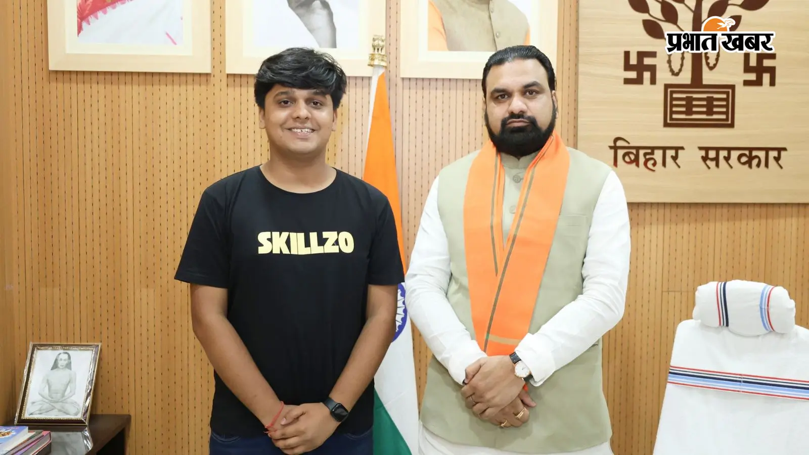 चंपारण के युवा उद्यमी की मुख्यमंत्री सम्राट चौधरी से मुलाकात, बोले- बिहार के लिए कुछ बड़ा करना ही मेरा मिशन