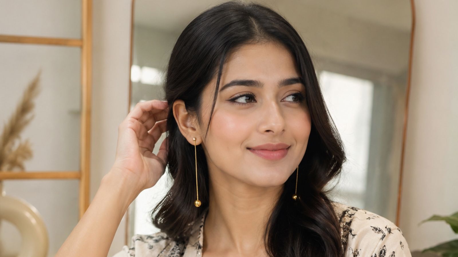 Sui Dhaga Earrings Styling Tips, PC- AI