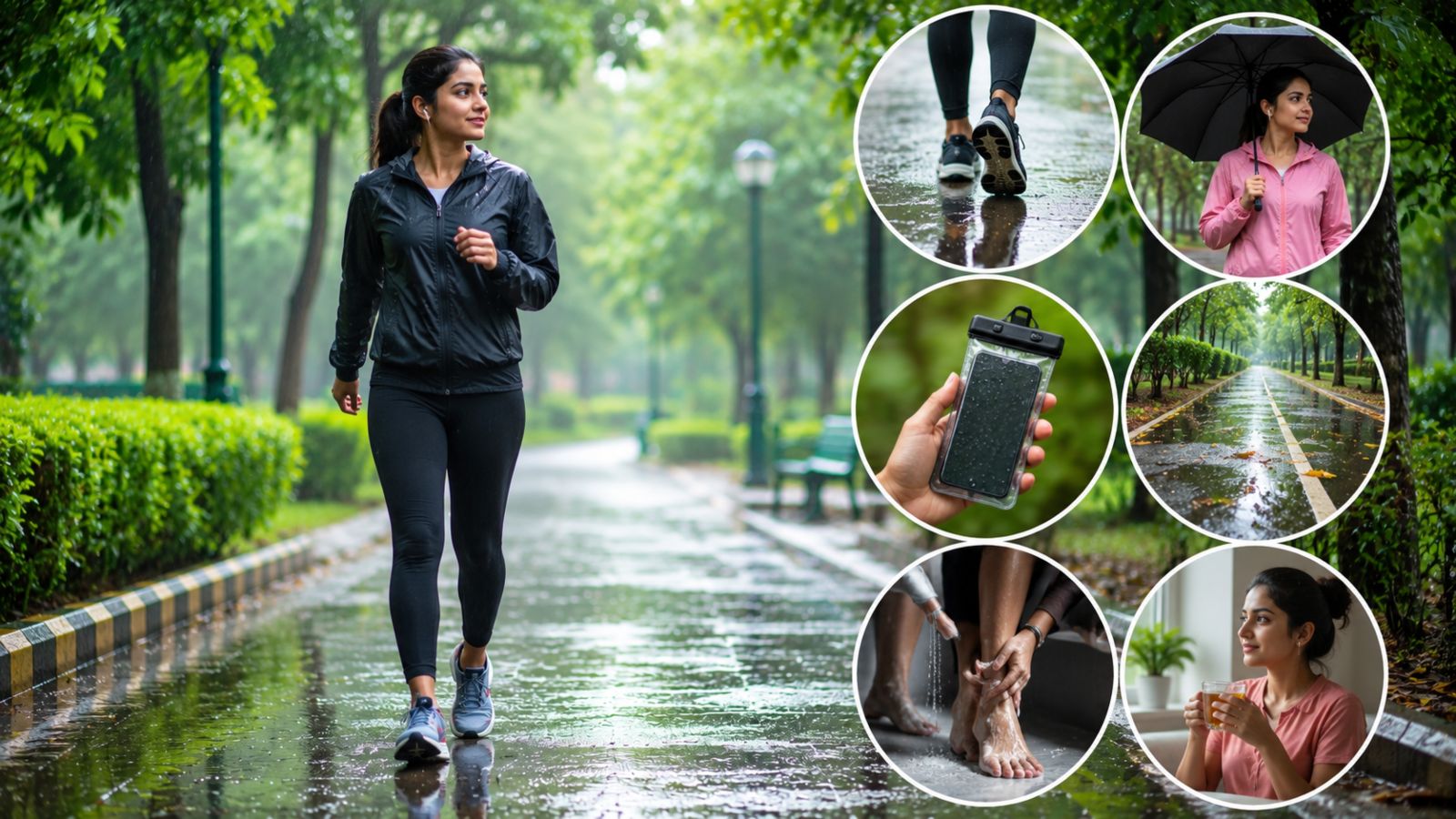 rainy season walking tips