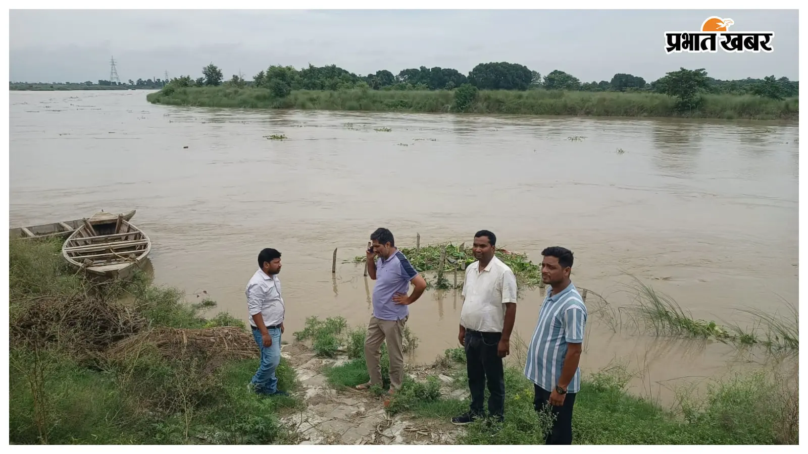 मुजफ्फरपुर: बागमती के बढ़ते जलस्तर से बेनीपुर में कटाव का खतरा, प्रशासन ने शुरू किया बचाव कार्य