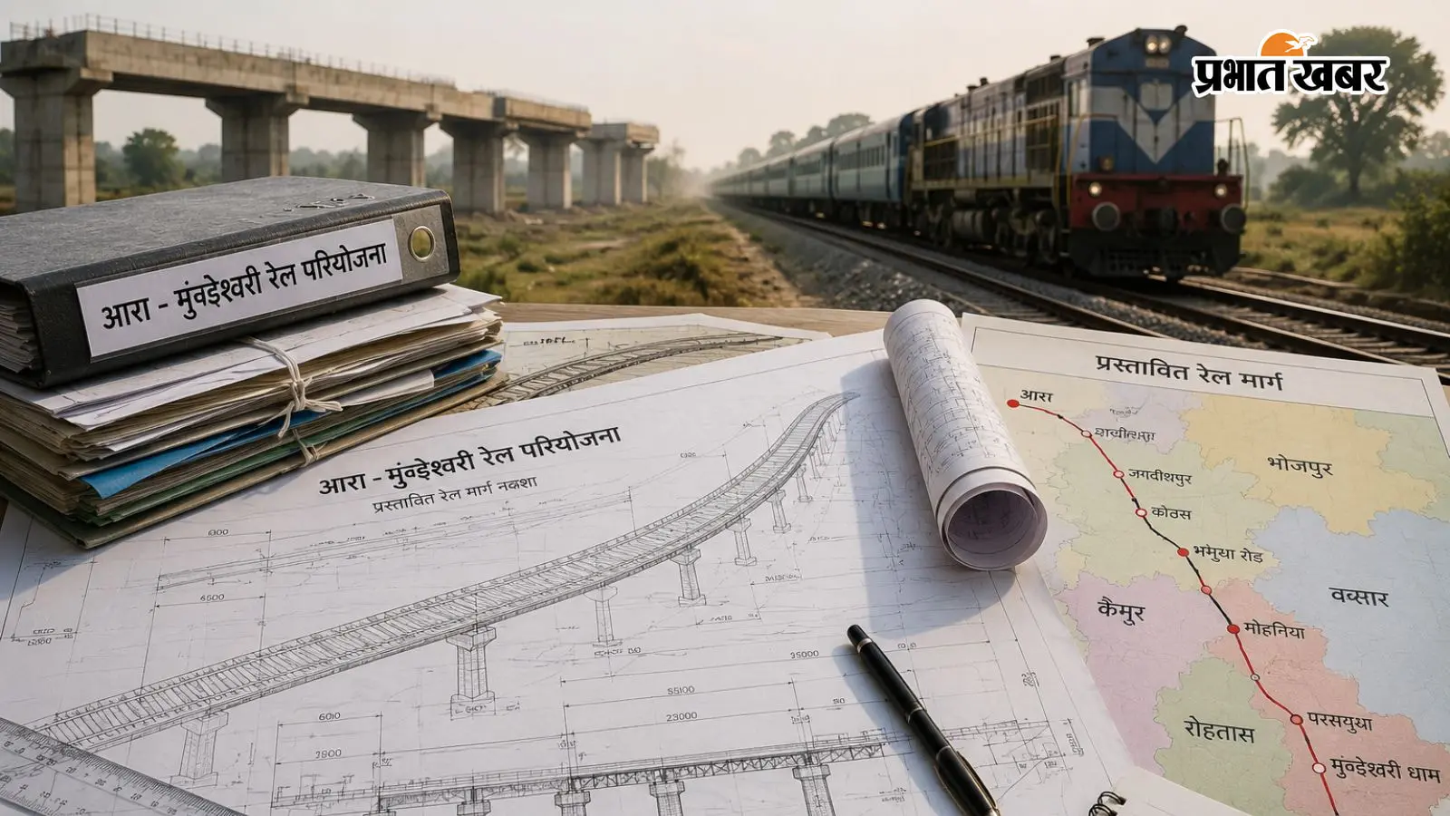 17 साल बाद भी अधर में आरा-मुंडेश्वरी रेल प्रोजेक्ट, शिलान्यास से आगे नहीं बढ़ सकी योजना