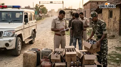 गुप्त सूचना पर पुलिस का बड़ा एक्शन, 80 लीटर नेपाली और चुलाई शराब बरामद; तस्कर गिरफ्तार