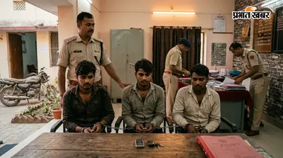 सुपारी लेकर हत्या की साजिश रच रहे तीन अपराधी गिरफ्तार, कट्टा व 11 कारतूस बरामद