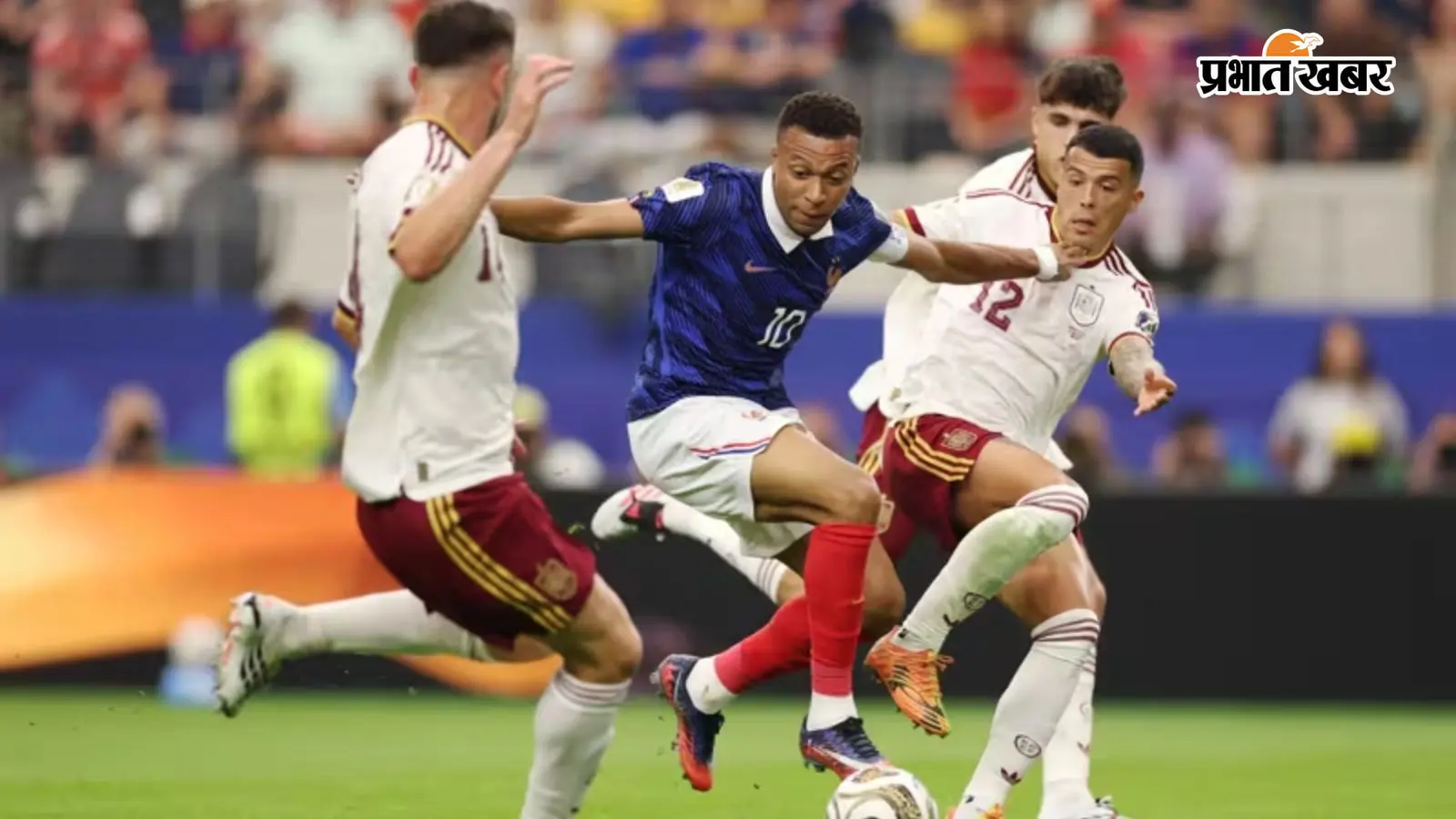 France vs Spain Semi-Final Live: हाफ टाइम तक स्पेन 1-0 से आगे, दूसरे हाफ में फ्रांस की नजर बराबरी पर