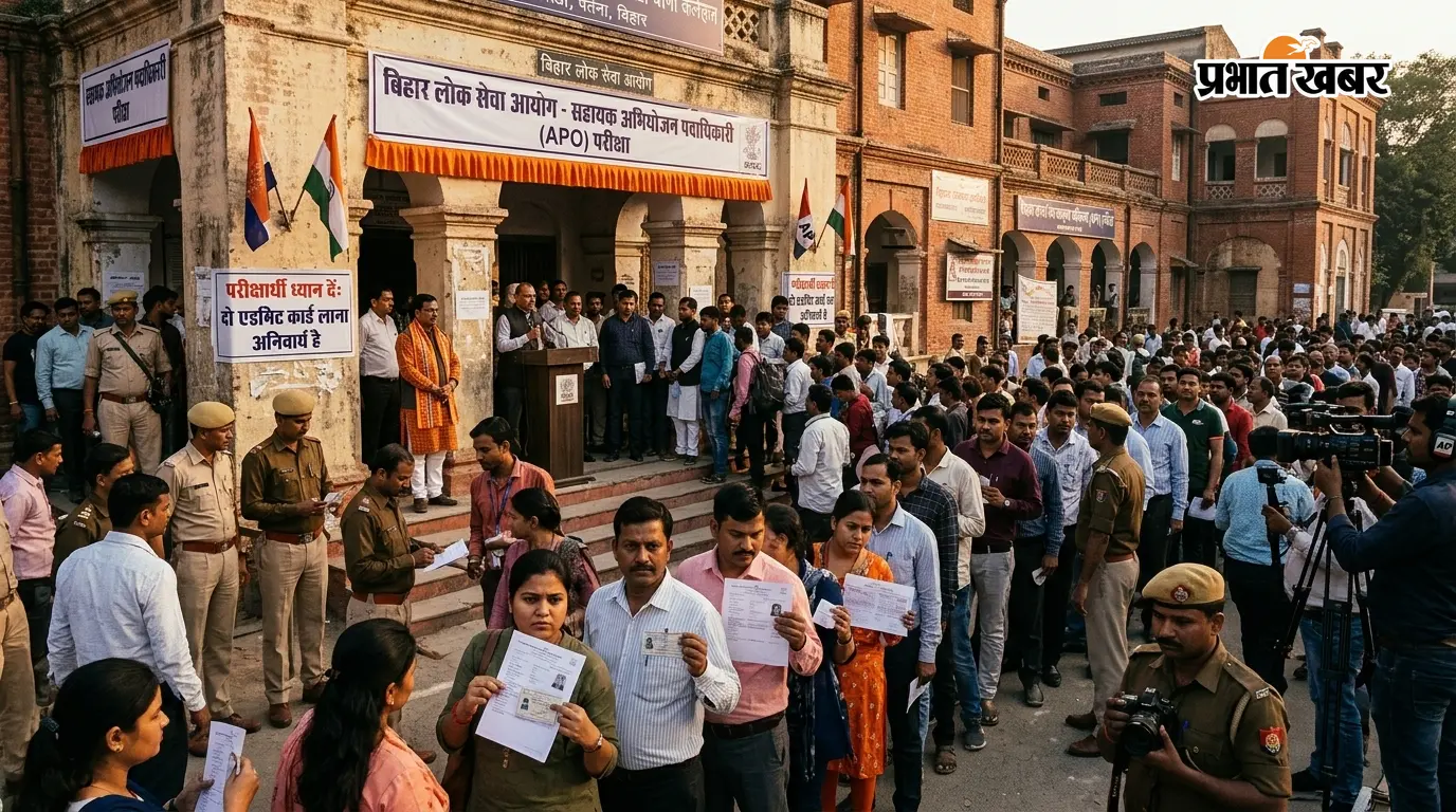 मुजफ्फरपुर में आज BPSC APO परीक्षा, दो एडमिट कार्ड लाना जरूरी