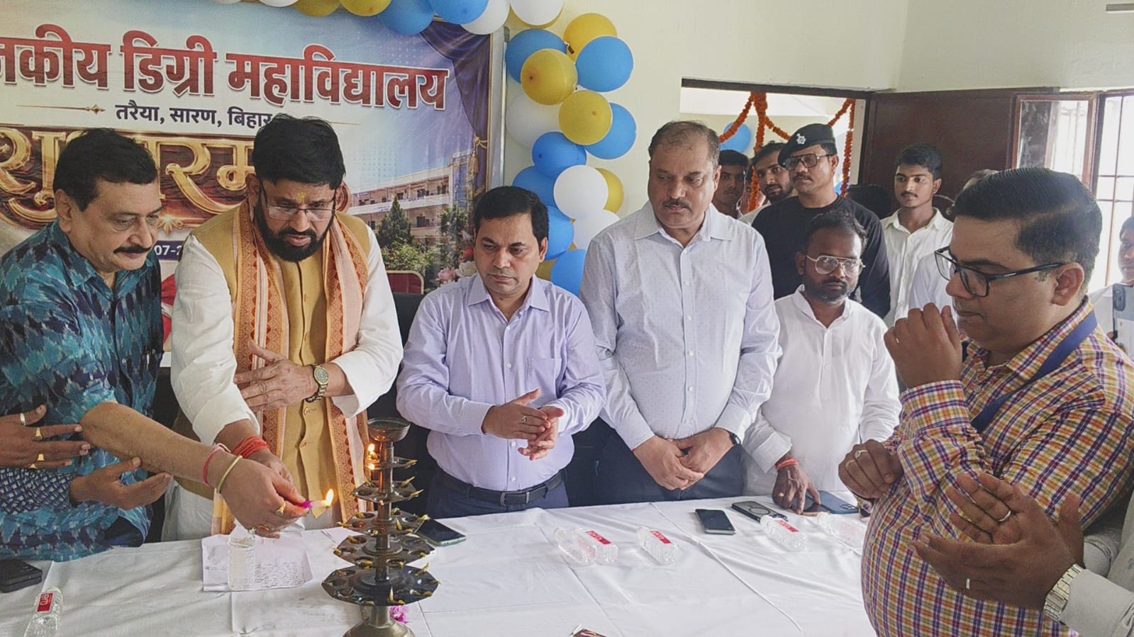 सारण के तरैया में डिग्री महाविद्यालय का शुभारंभ, 74 साल बाद उच्च शिक्षा का सपना हुआ साकार
