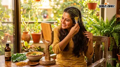 कंघी और शैंपू करते समय गुच्छों में टूटकर झड़ रहे हैं बाल? मेथी के पानी में मिलाएं ये 5 चीजें और लगाएं हेयर फॉल पर फुलस्टॉप