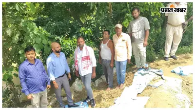बाढ़ से पहले बंजरिया के तटबंधों का निरीक्षण, कई जगह कमजोर मिले बांध