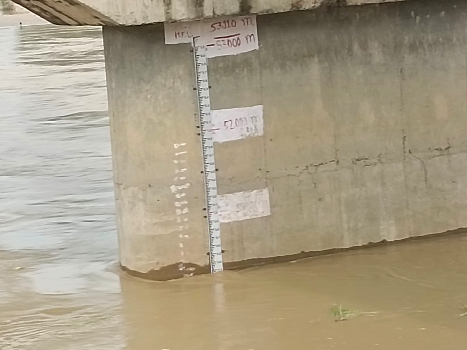 झंझारपुर में कमला नदी खतरे के निशान से ऊपर, जल स्तर में अब हो रही है कमी