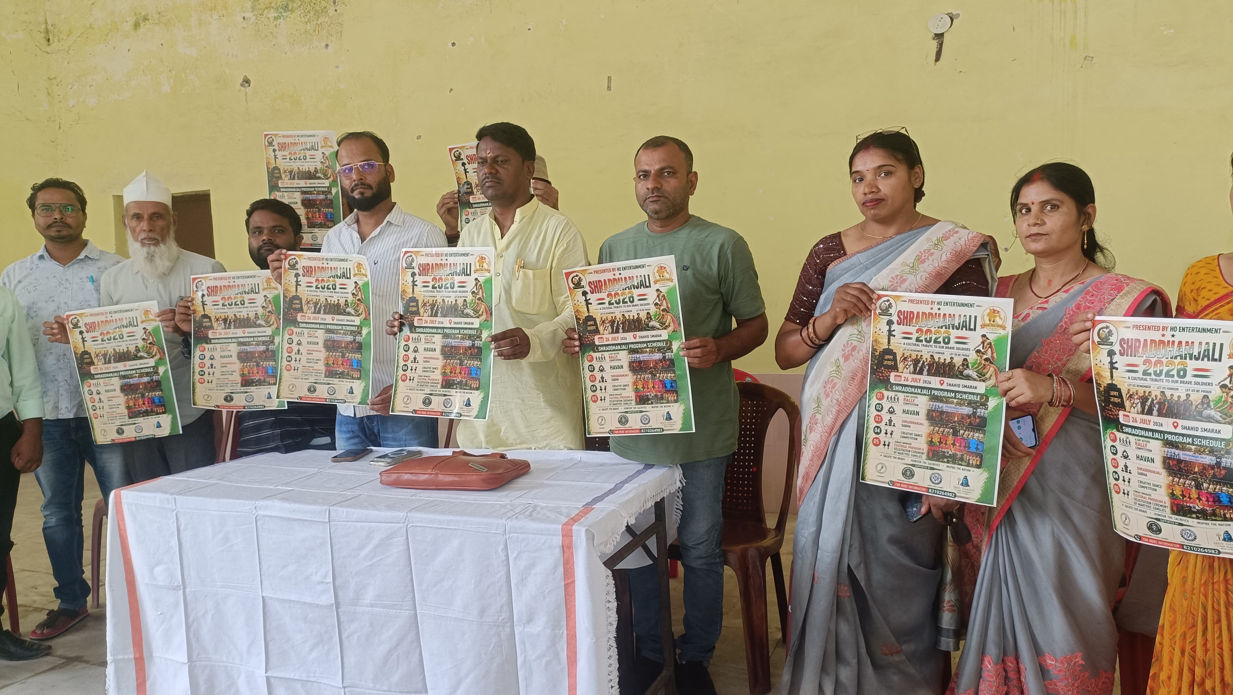 करगिल विजय दिवस पर श्रद्धांजलि कार्यक्रम 25-26 को