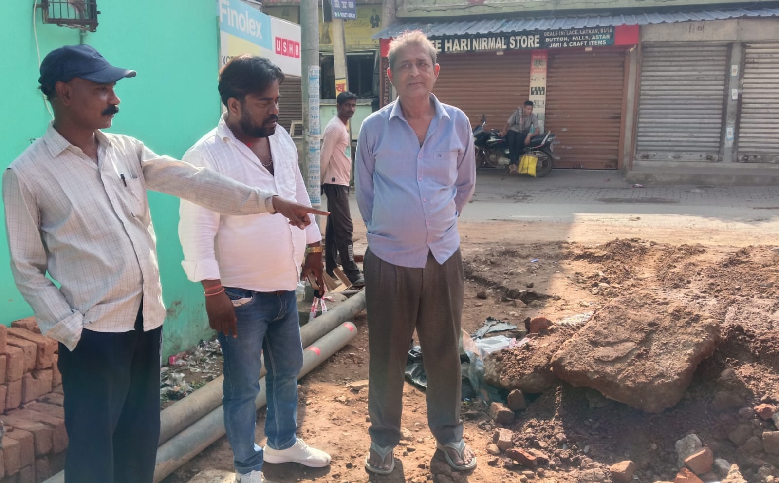 बागबेड़ा : शिकायत के बाद भरा गया पाइपलाइन का गड्ढा