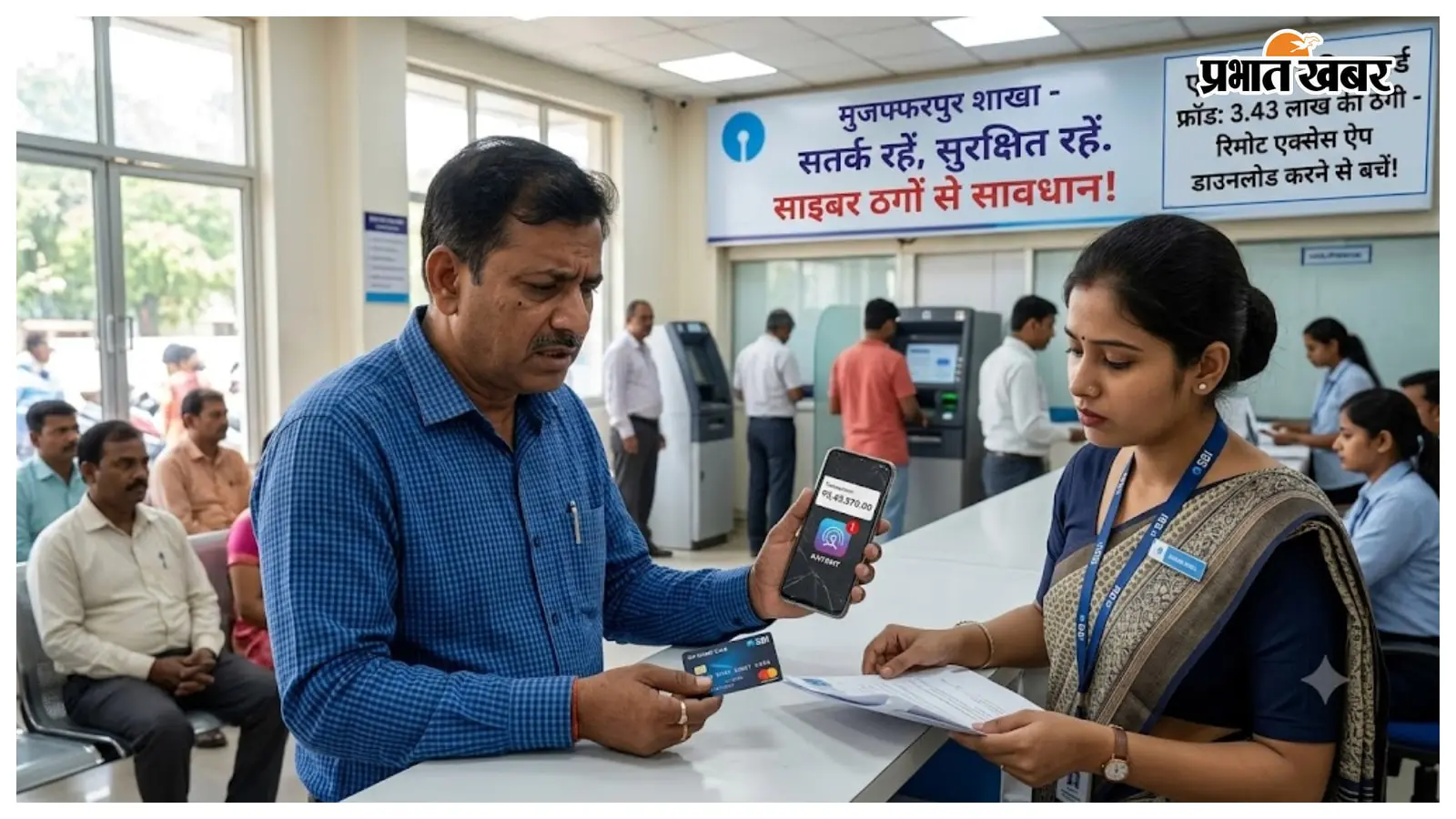 SBI क्रेडिट कार्ड ब्लॉक होने का डर दिखा 3.43 लाख की ठगी, रिमोट एक्सेस ऐप डाउनलोड करा उड़ाए पैसे
