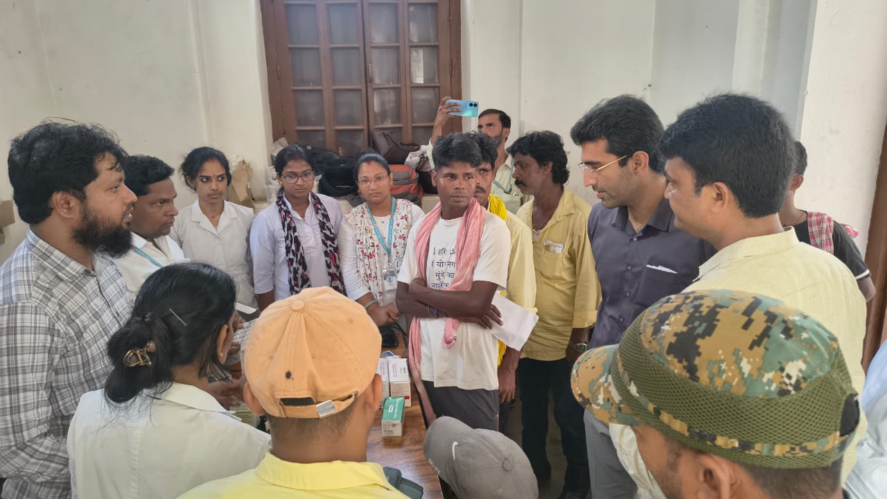 टीबी मुक्त भारत अभियान के तहत मुंगेर में विशेष स्वास्थ्य शिविर, 63 लोगों की हुई स्क्रीनिंग