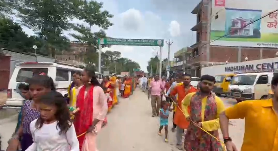 17 साल से निभ रही परंपरा, मधुबन में भगवान जगन्नाथ की रथयात्रा में उमड़ा आस्था का सैलाब
